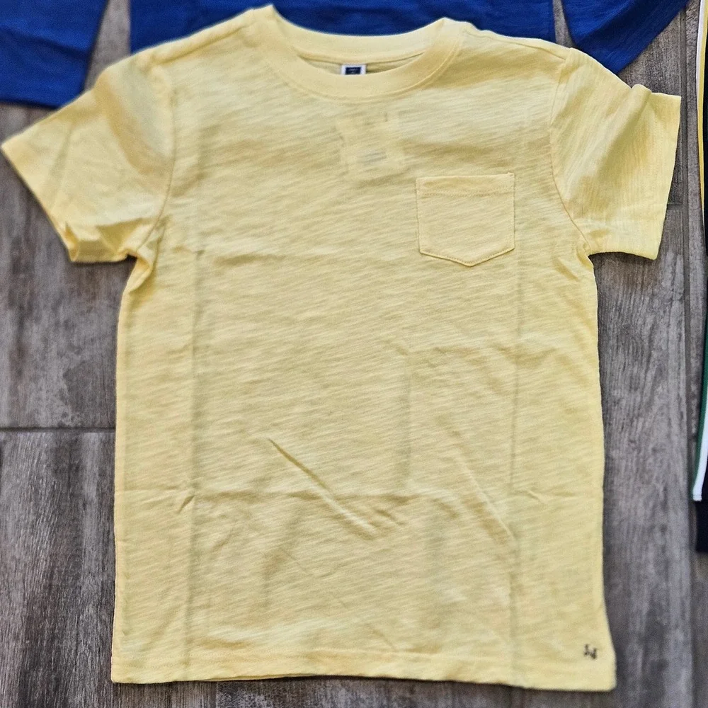 Janie and Jack Clothing Lot of 5 Kids Size 7 Green Blue Yellow NEW Sporty Preppy